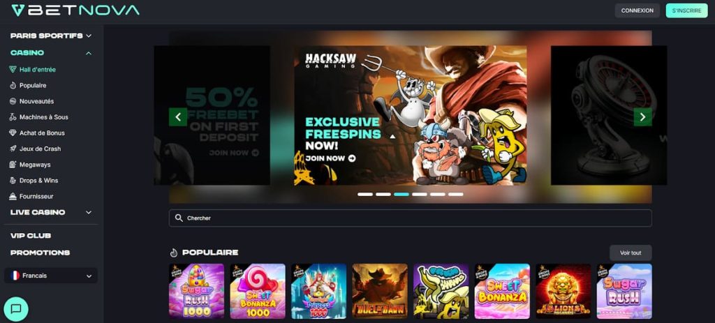 Betnova Casino paris en ligne